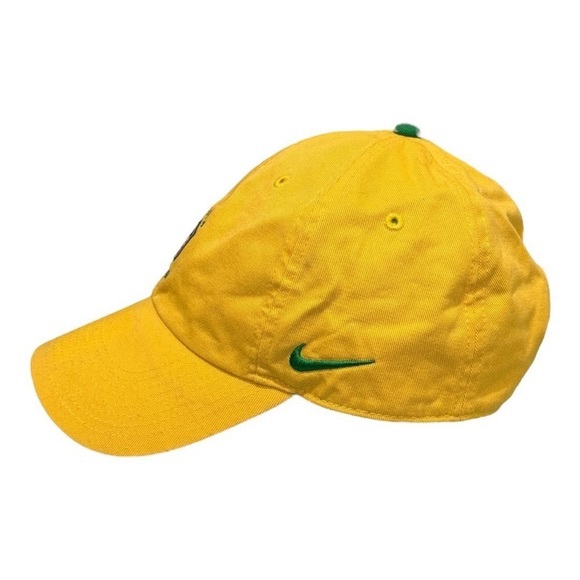 Brazil National Team Hat Cap Strap Back Mens One Size Yellow Soccer CBF Nike - Picture 3 of 10